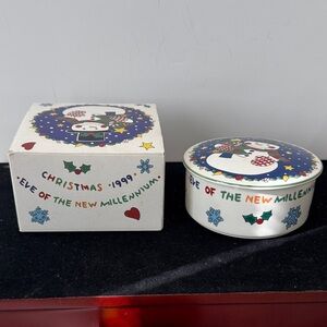 Mikasa Millennium Snowman Holiday Box